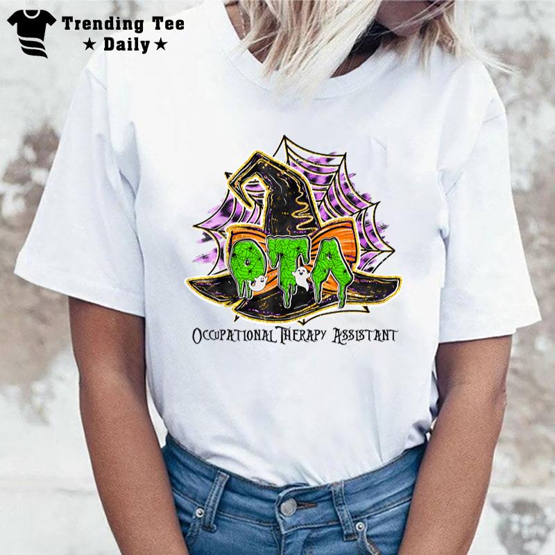 Ota Occupational Therapy Assistant Spooky Witch Halloween T-Shirt