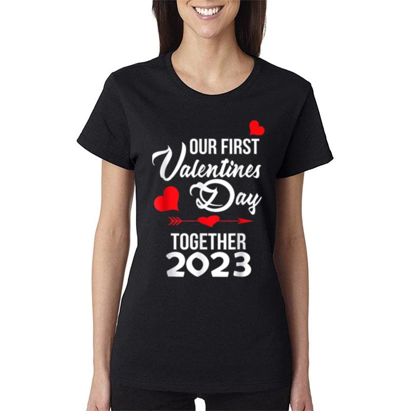 Our First Valentines Day Together 2023 Matching Couple Sweatshirt