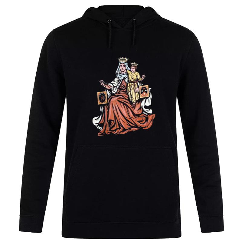 Our Lady Of Mount Carmel Scapular St Teresa Of Avila Simon Hoodie