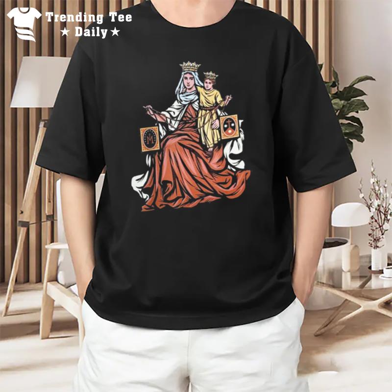 Our Lady Of Mount Carmel Scapular St Teresa Of Avila Simon T-Shirt