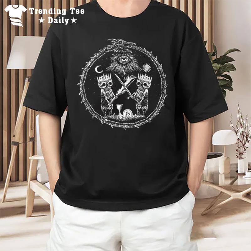 Ouroboros Dragon Eating Tail Blackcraft Clothing Gift Pullover T-Shirt