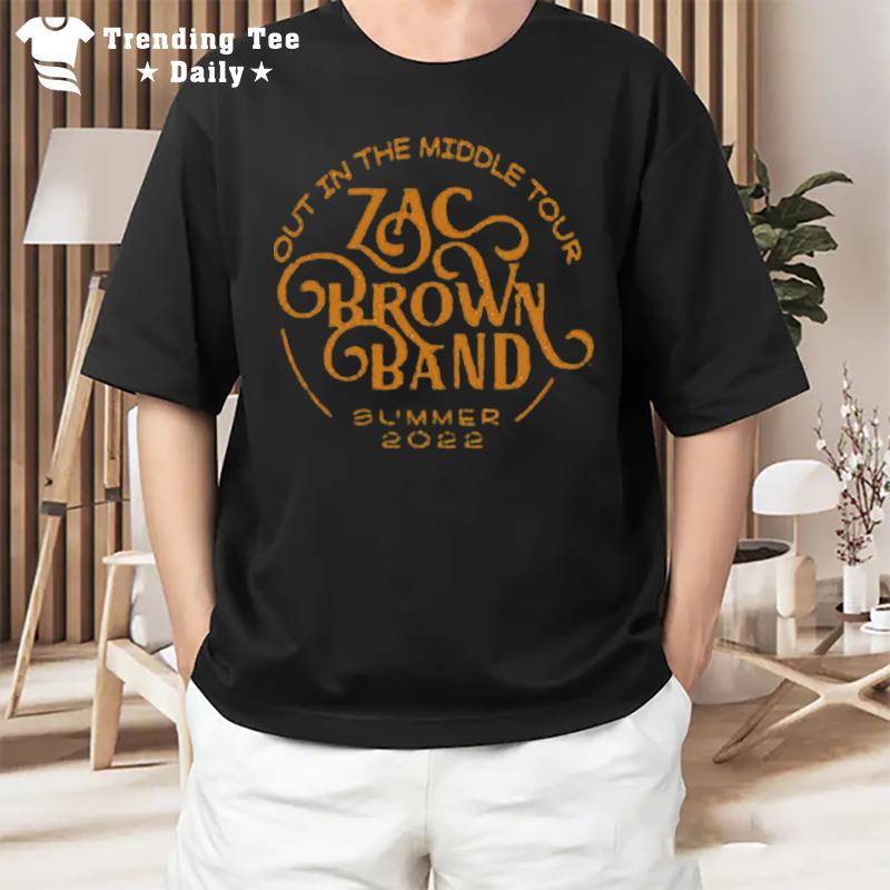 Out In The Middle Tour Zac Brown Band T-Shirt