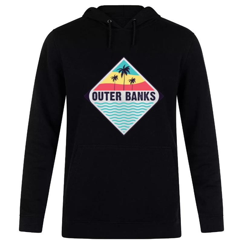 Outer Banks Vibes Summer Vibes Retro Hoodie