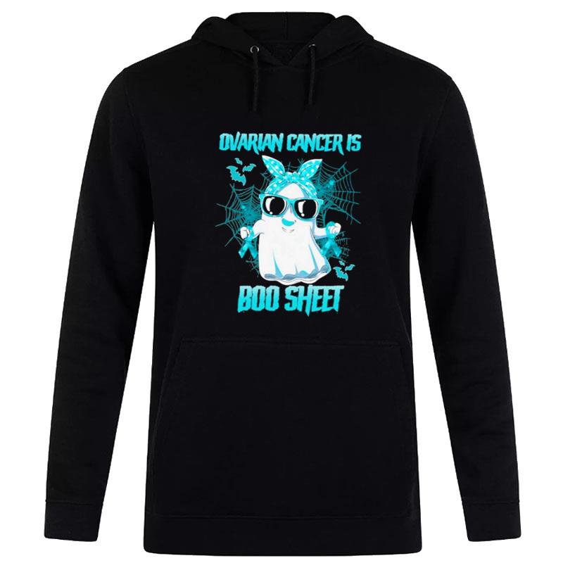 Ovarian Cancer Is Boo Sheet Happy Halloween Hoodie