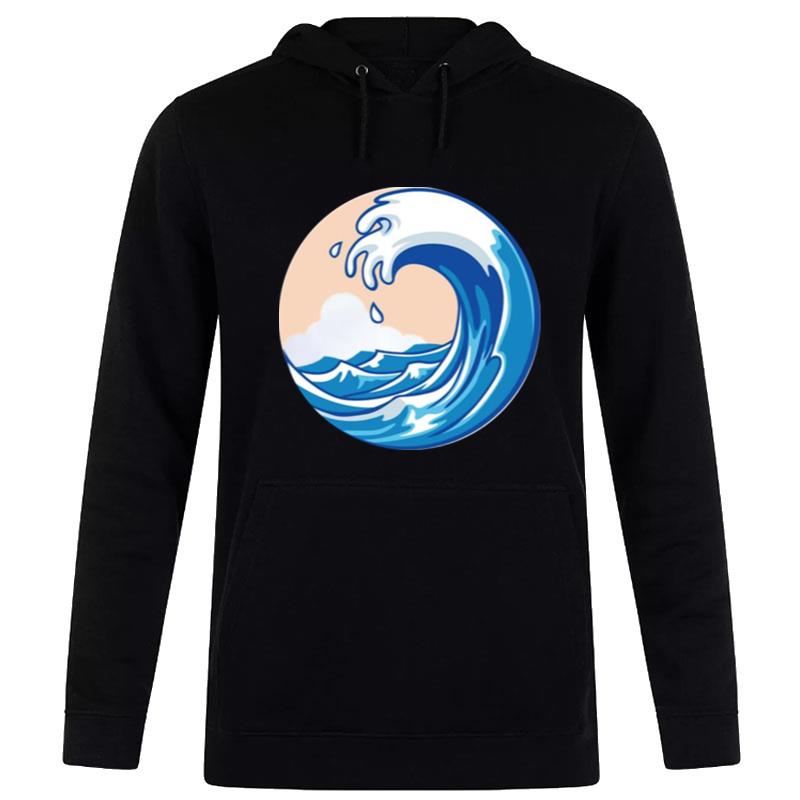 Overnight Waves Colored Hoodie