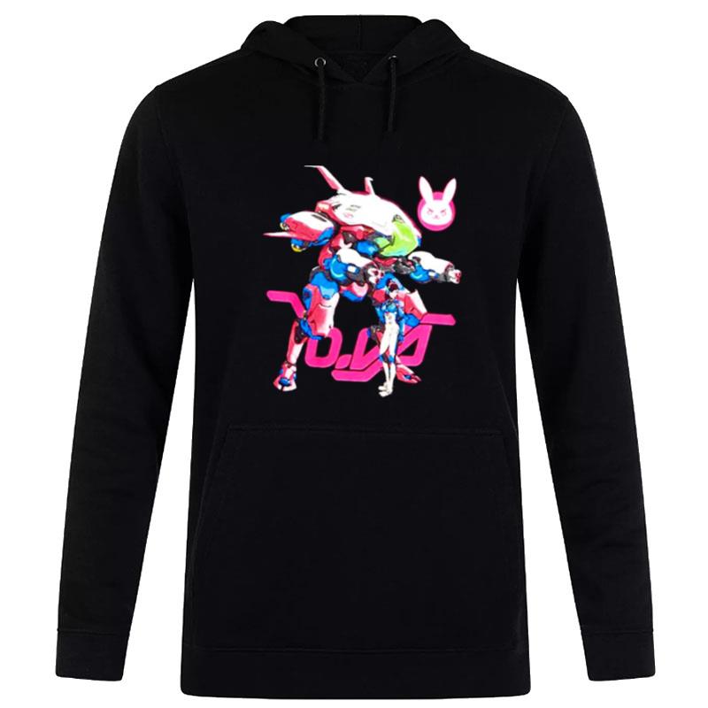 Overwatch 2 D.Va Collage Hoodie