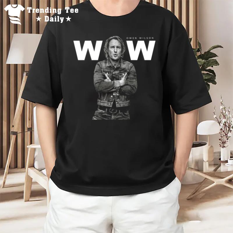 Owen Wilson Wow Meme In Zoolander T-Shirt