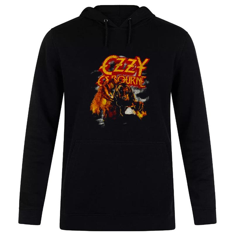 Ozzy Osbourne Bark At The Moon Blizzard Of Ozz Hoodie