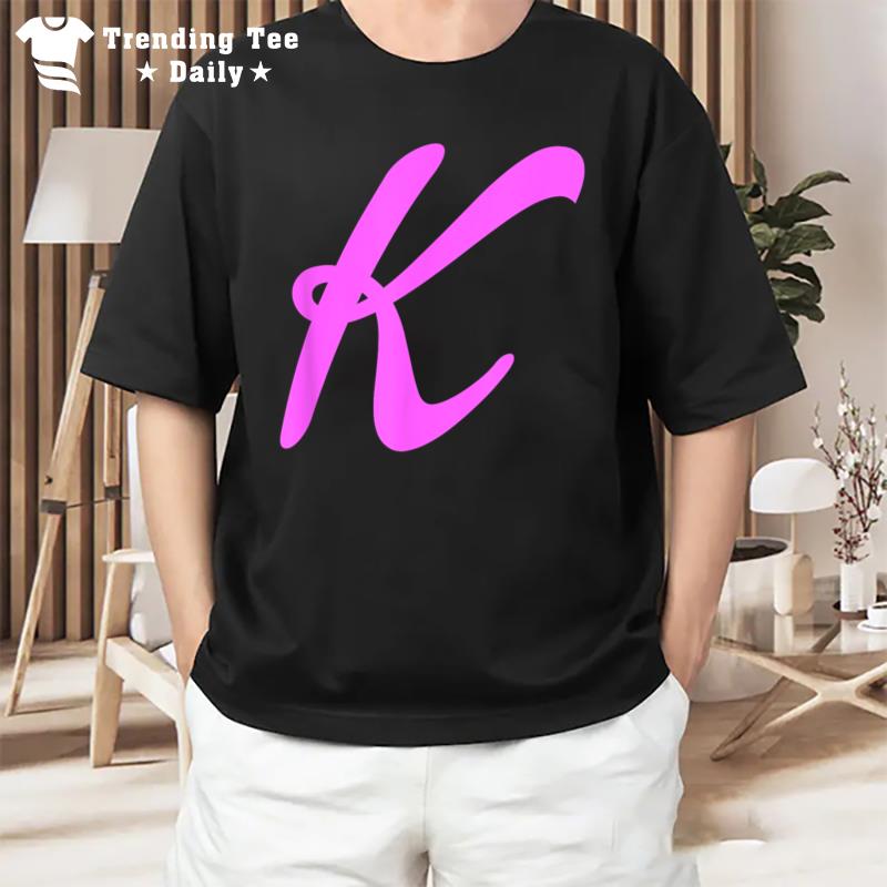 Pink Letter K T-Shirt