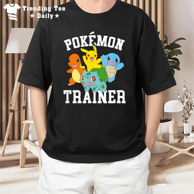 Pok?on Trainer Kanto Starters Vintage Portraits T-Shirt