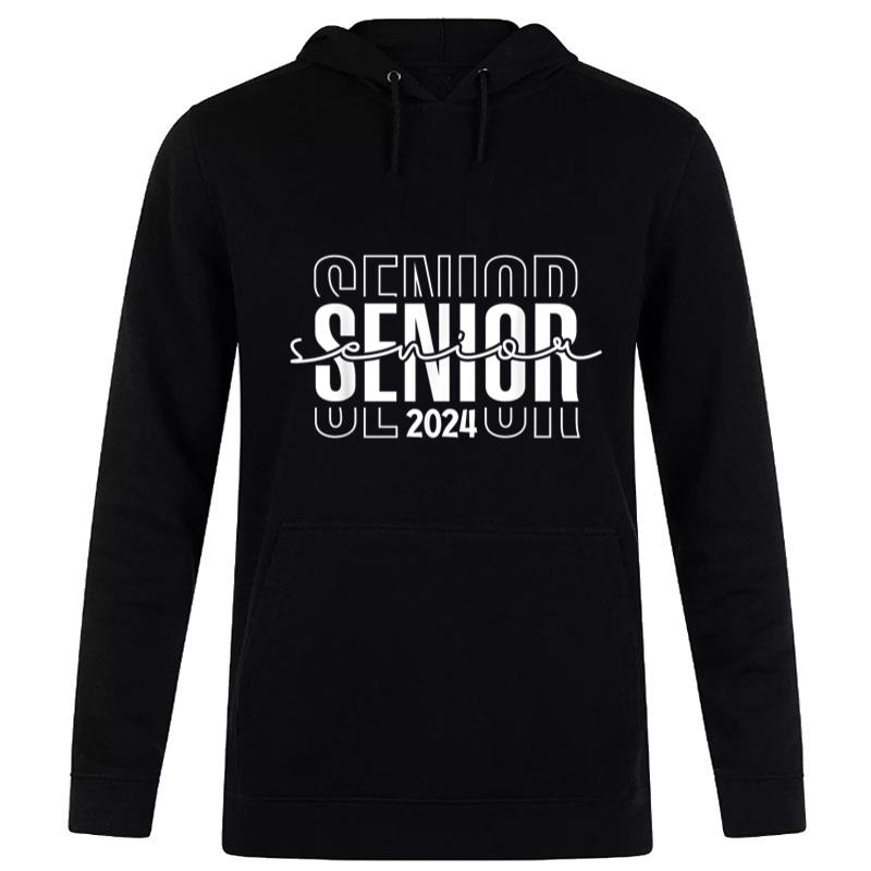 Senior 24 Graduation Class Of 2024 Cute Senior 2024 Hoodie