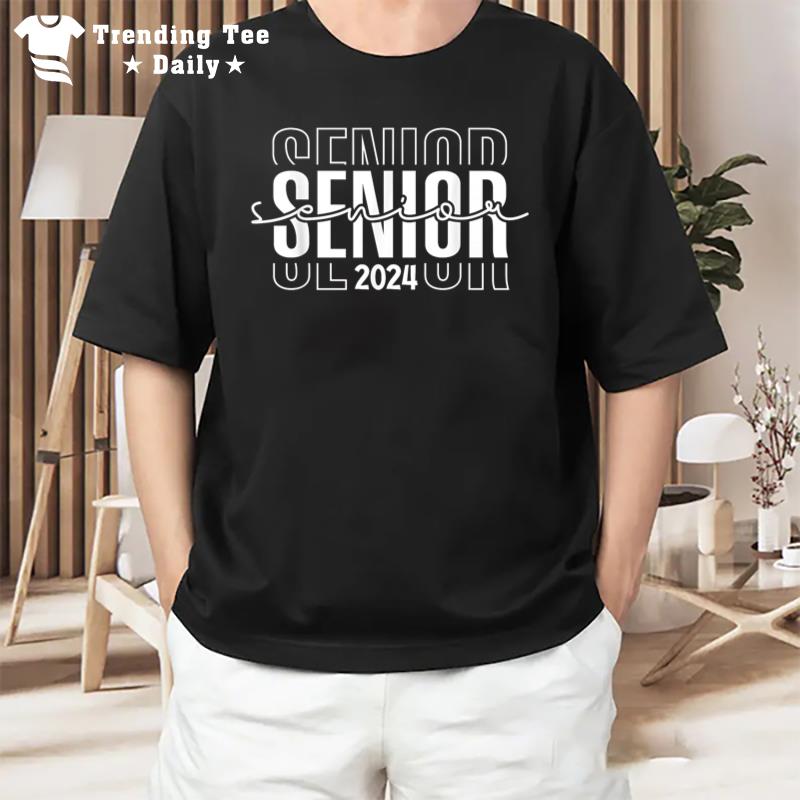 Senior 24 Graduation Class Of 2024 Cute Senior 2024 T-Shirt