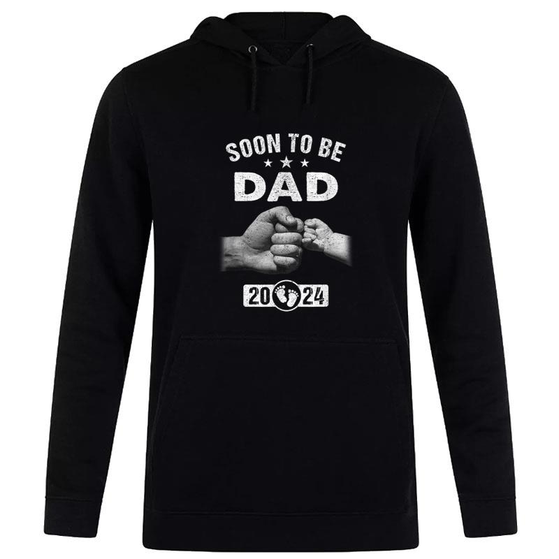 Soon To Be Dad Est 2024 Fathers Day First Time New Daddy Hoodie