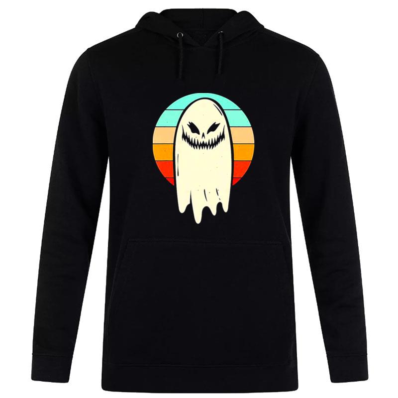 Spooky Ghost Halloween Retro Vintage Hoodie