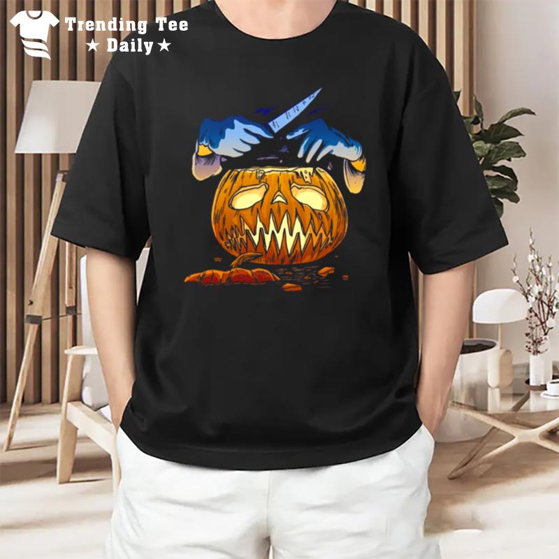 Spooky Pumpkin Halloween T-Shirt