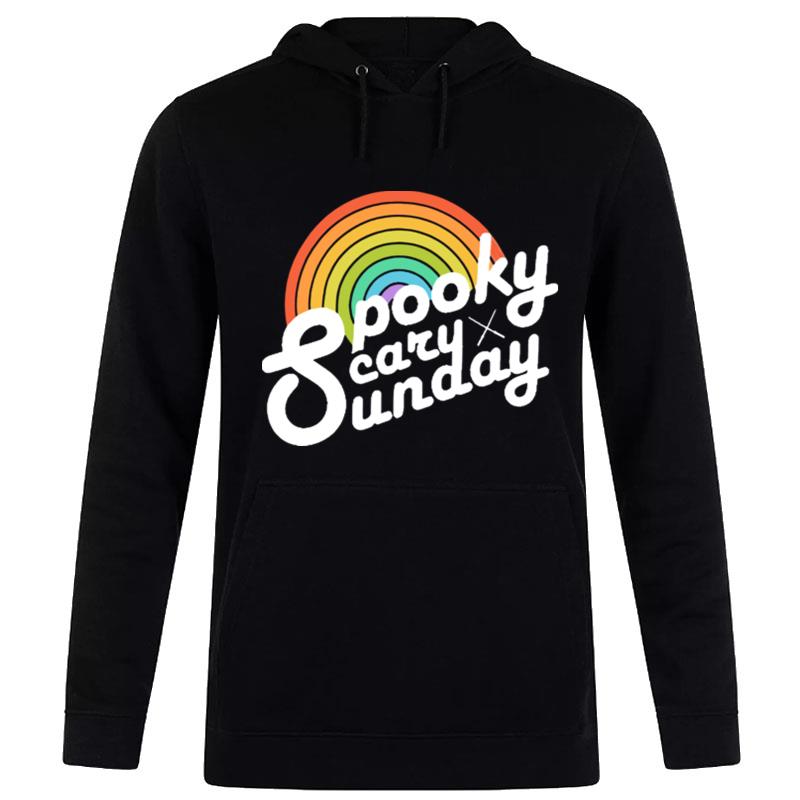 Spooky Scary Sunday Rainbow Hoodie