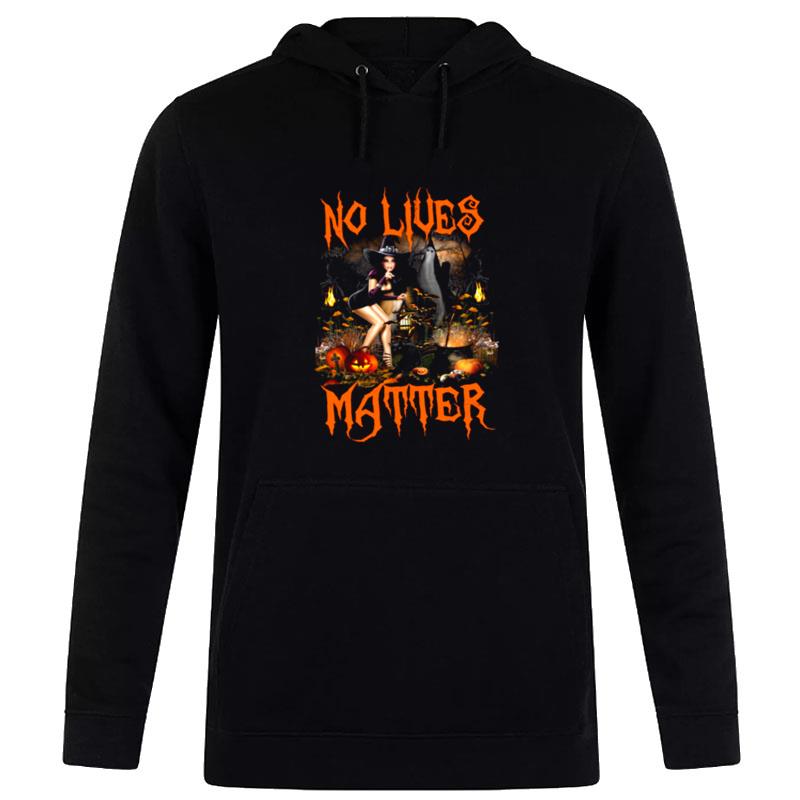 Spooky Season Halloween No Lives Matter Spooky Season Hoodie