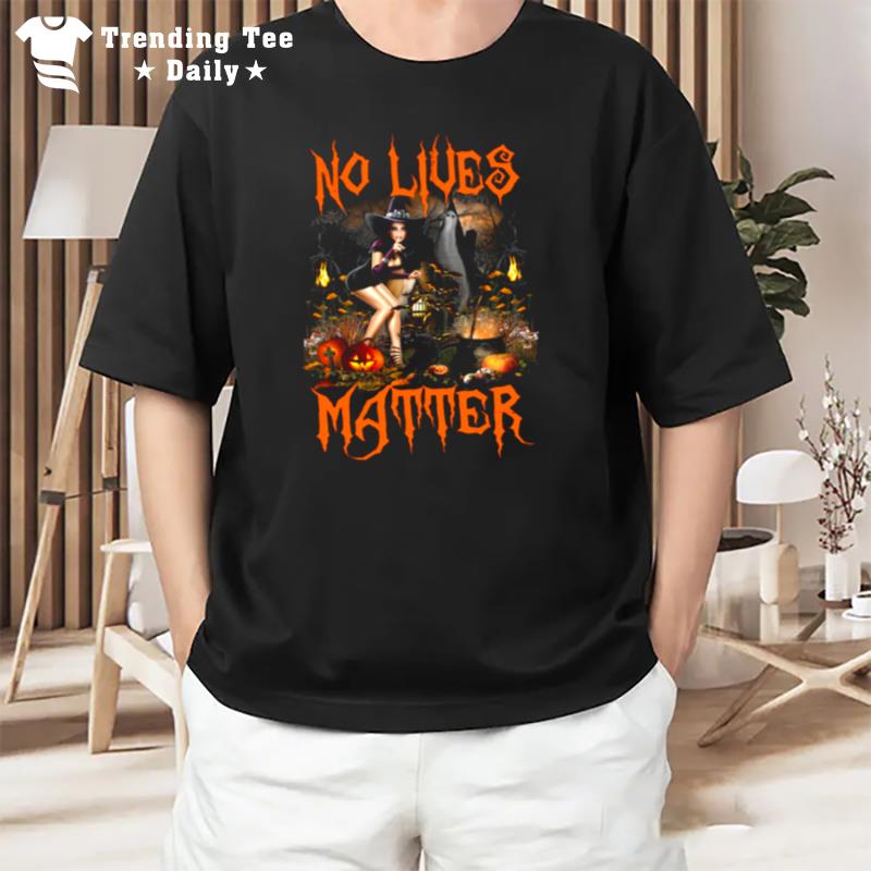 Spooky Season Halloween No Lives Matter Spooky Season T-Shirt