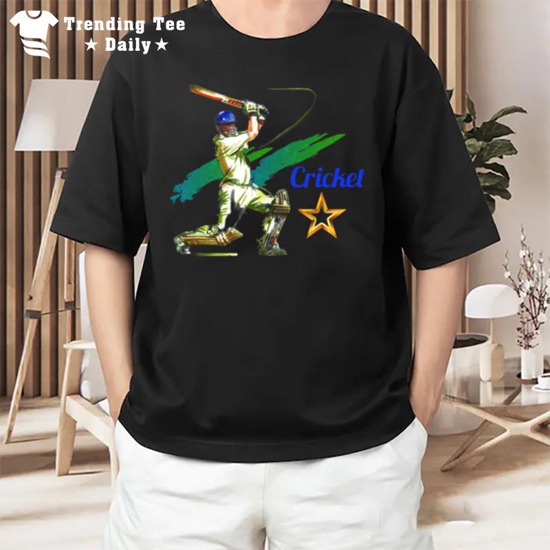 Sport Lovers Cricket Star T-Shirt