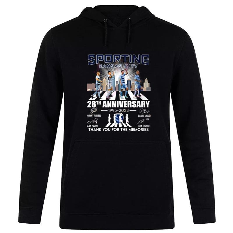 Sporting Kansas City 28Th Anniversary 1995 - 2023 Thank You For The Memories Hoodie