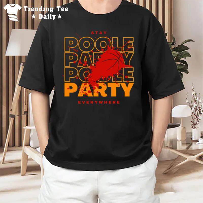 Sports Jordan Poole Poole Goat Basketball Cool Poole Party Design T-Shirt