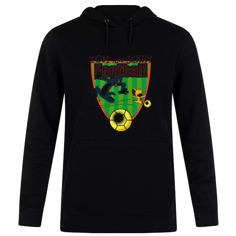 Sports Lover Soccer Football Tom And Jerry Hoodie