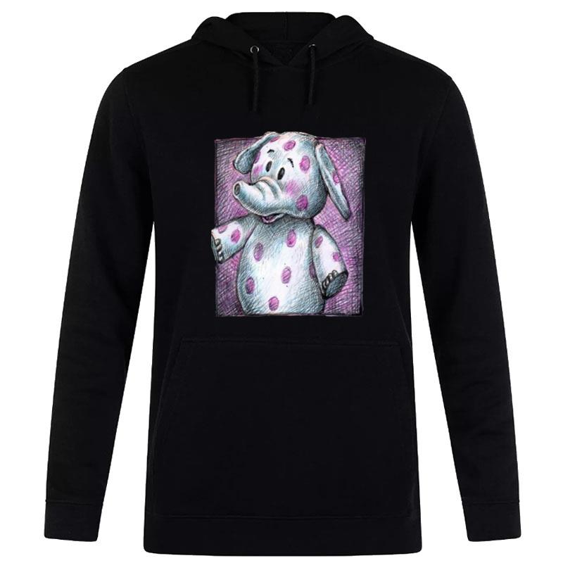 Spotted Pink Elephant Dreamscapes Hoodie