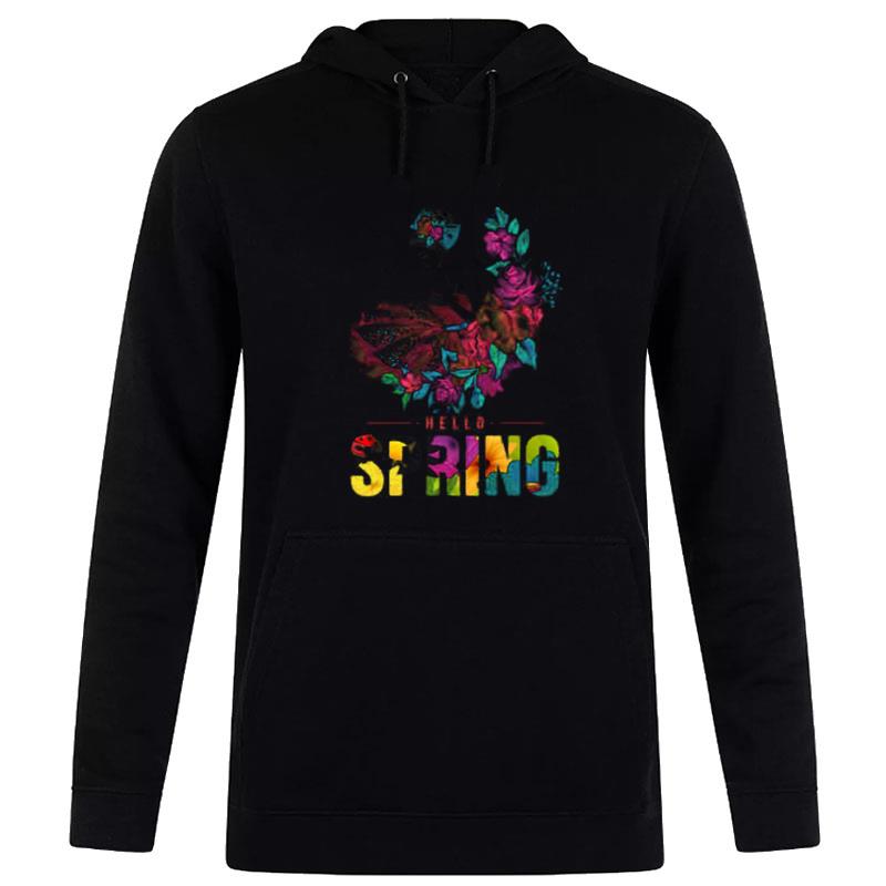 Spring Equinox A Time Of Renewal And Flowering Hello Spring Hoodie