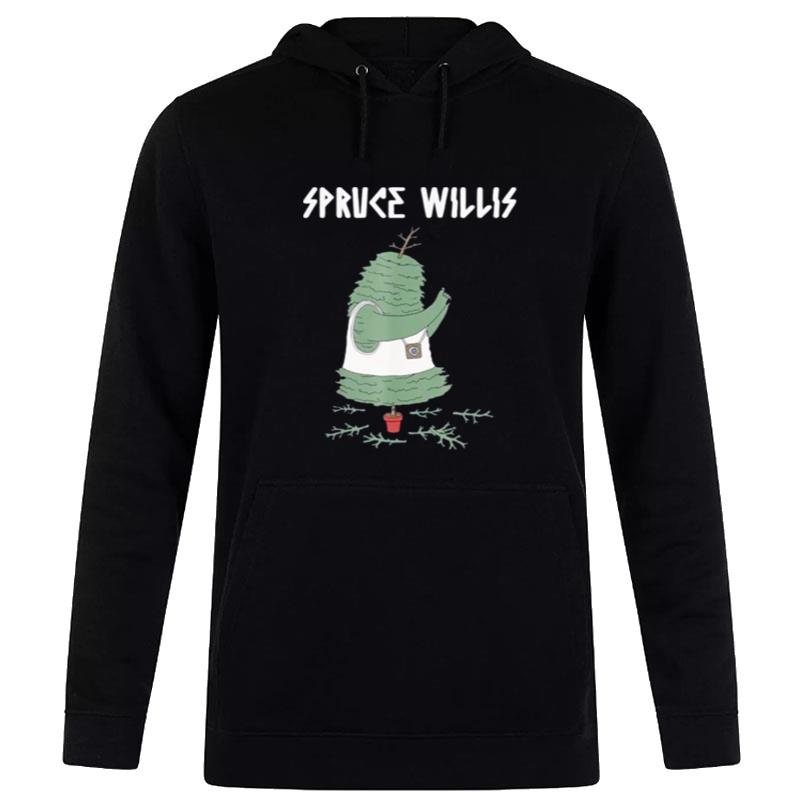 Spruce Willis Apparel Merry Christmas Tree Spy Hoodie