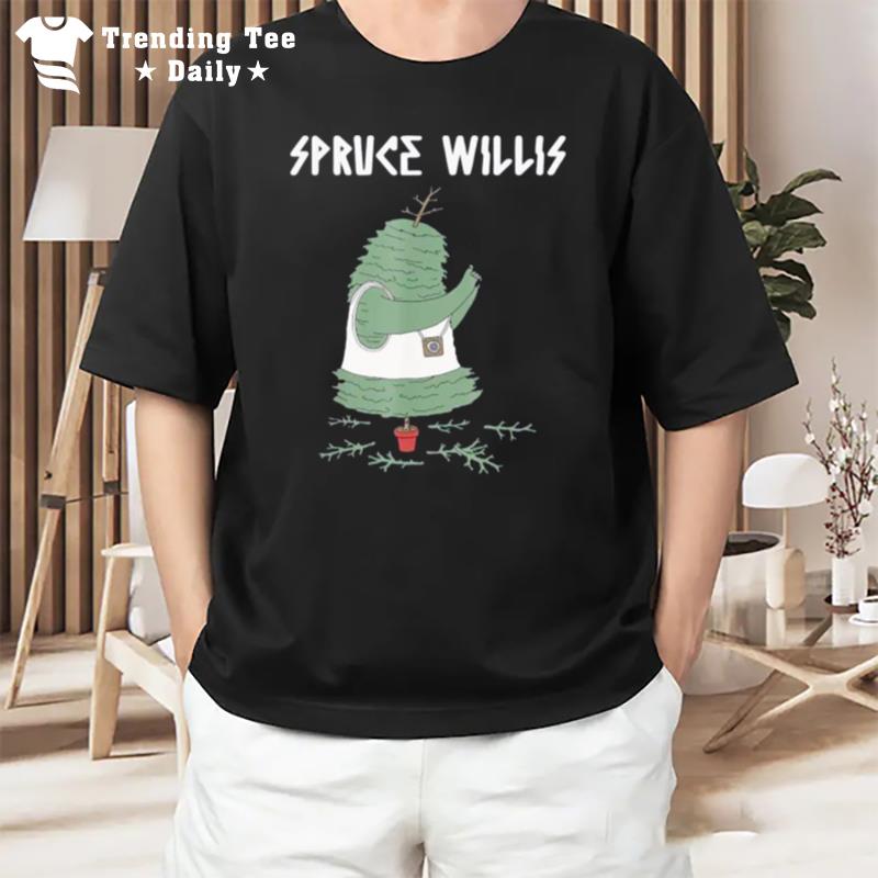 Spruce Willis Apparel Merry Christmas Tree Spy T-Shirt