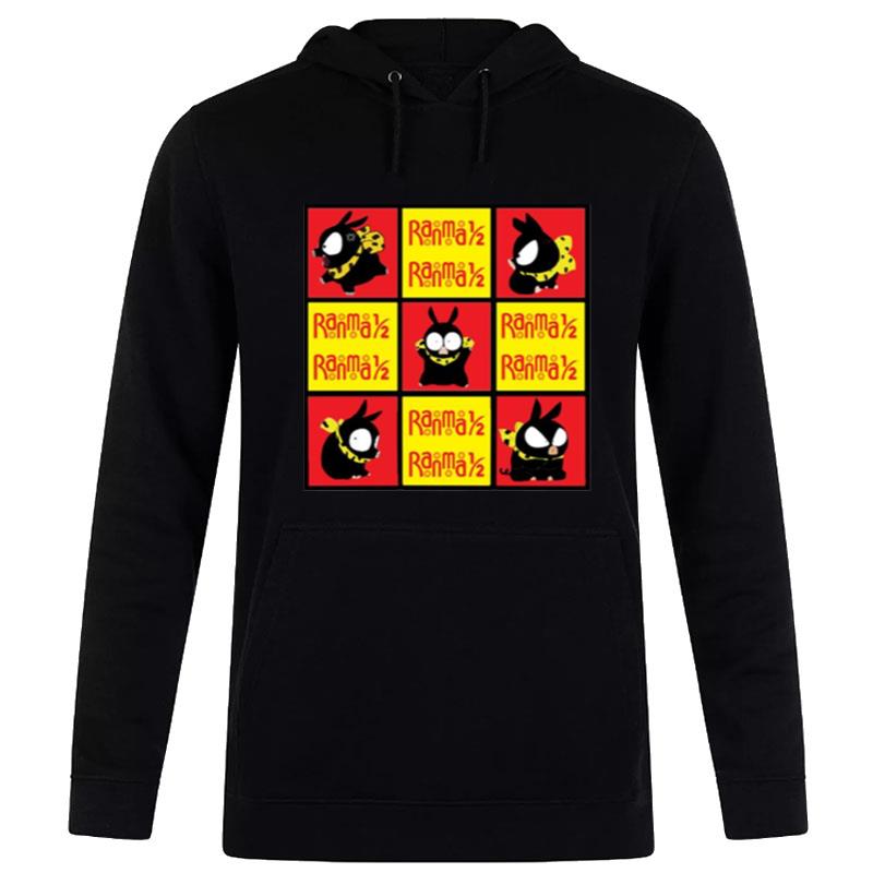 Square Design Ranma Pig Blocks P Chan Hoodie