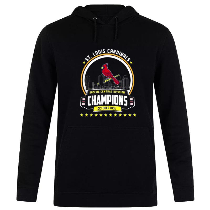 St. Louis Cardinals 2022 Nl Central Division Champions October Rise Hoodie