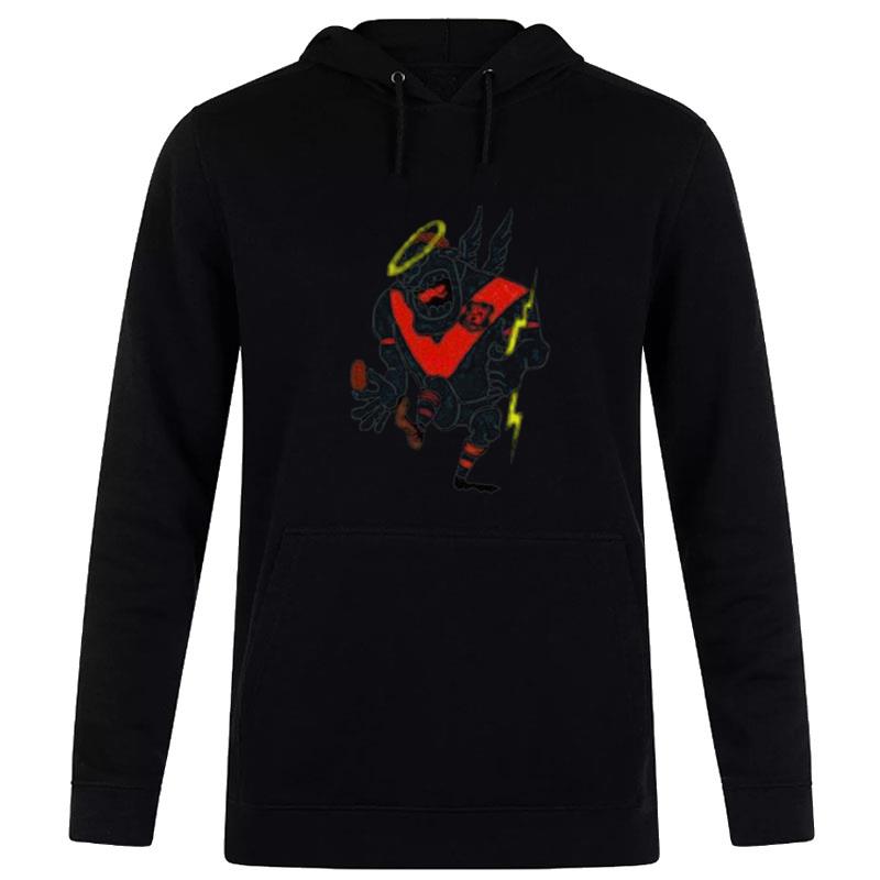 St George Dragons Retro Rugby Hoodie