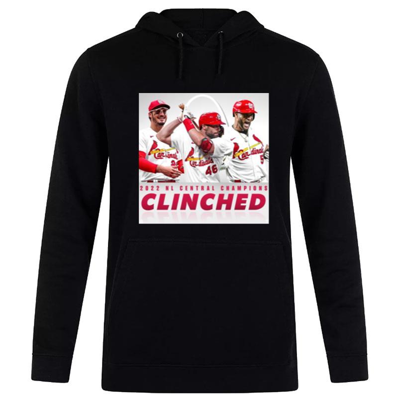 St Louis Cardinals 2022 Nl Central Champions Clinched Hoodie