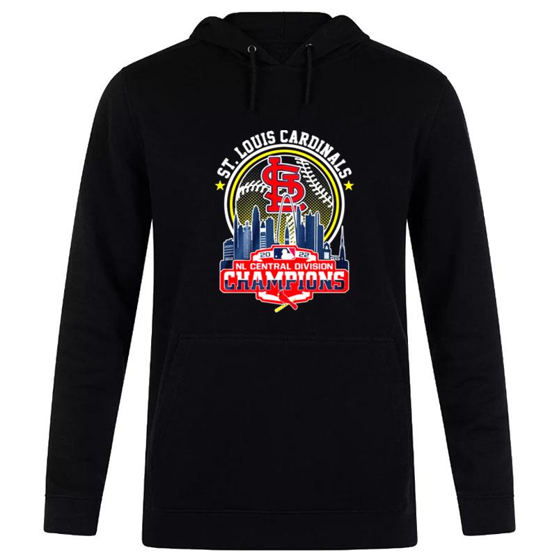 St Louis Cardinals 2022 Nl Central Division Champions Skyline Hoodie