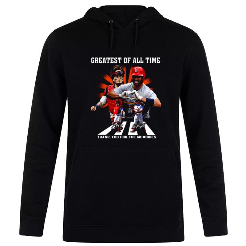 St Louis Cardinals Abbey Road Great Of All Time Thank You For The Memories Signatures Hoodie