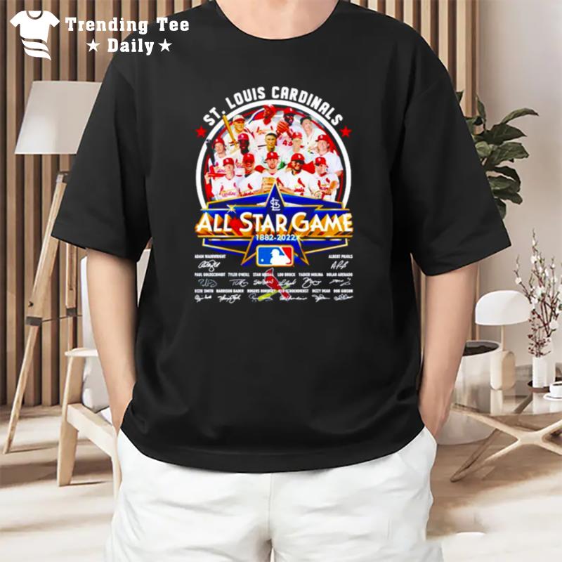 St Louis Cardinals All Star Game 1882 2022 Signatures T-Shirt