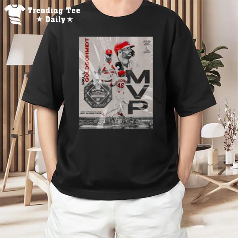 St Louis Cardinals Paul Goldschmidt 2022 Nl Mvp Most Valuable Player T-Shirt