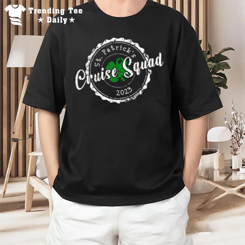 St Patricks Day Cruise Squad 2023 Irish Shamrock Team Family T-Shirt