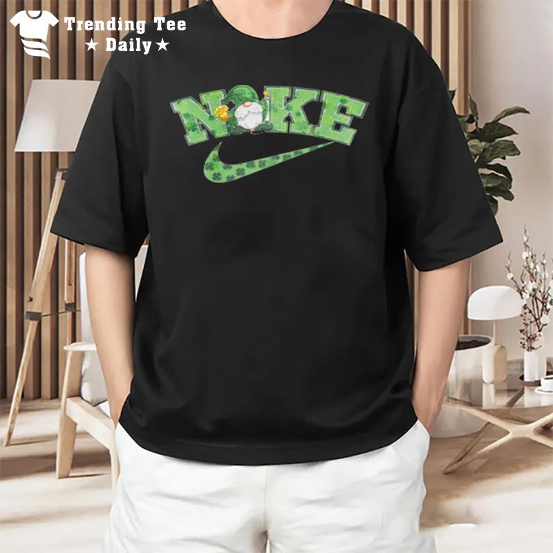 St Patricks Day Nike Gnomies T-Shirt
