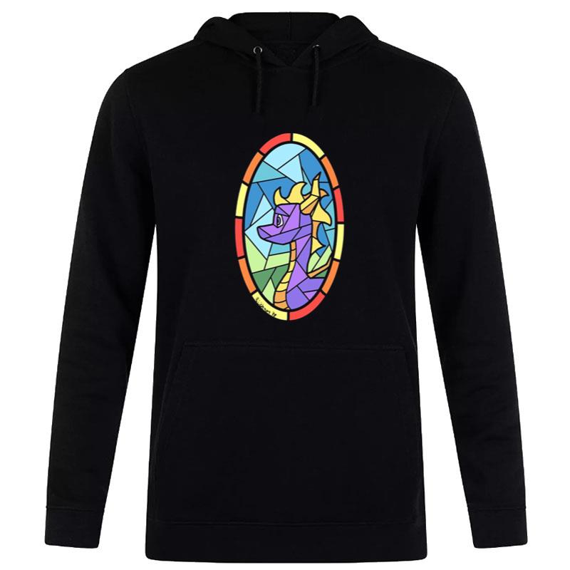 Stained Glass Spyro Game Spyro Reignited Trilogy Hoodie