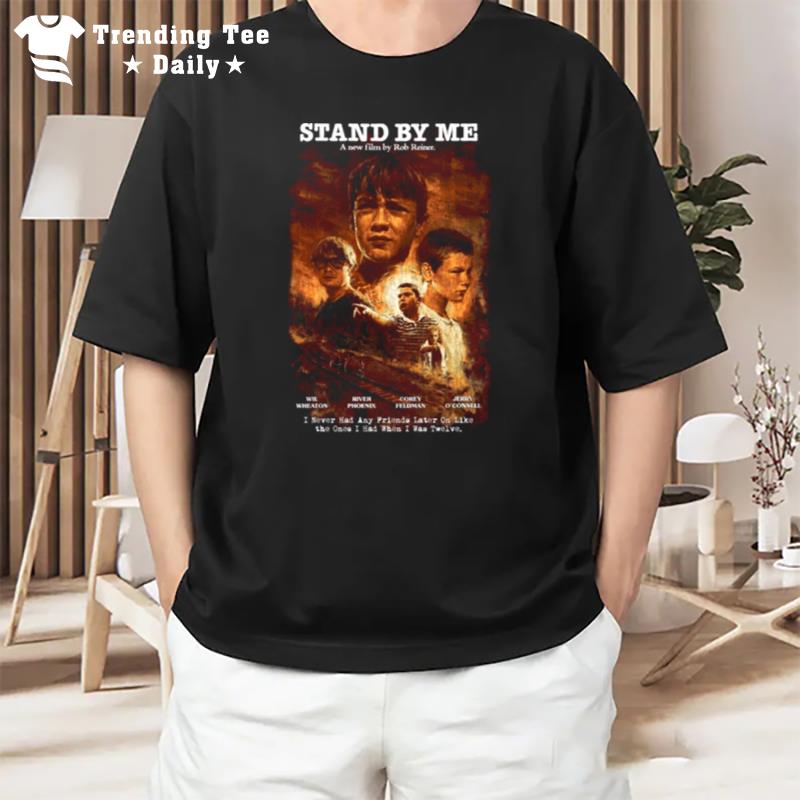 Stand By Me Distressed 80S Cult River Phoenix T-Shirt