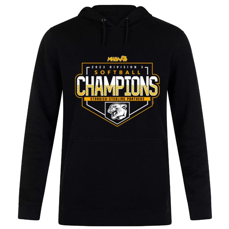 Standish Sterling Panthers 2023 Division 3 Softball Champions Hoodie