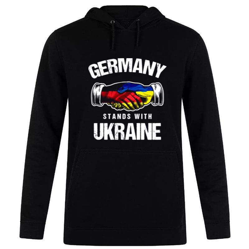 Stands With Ukraine Ukrainian Flag German Political Hoodie