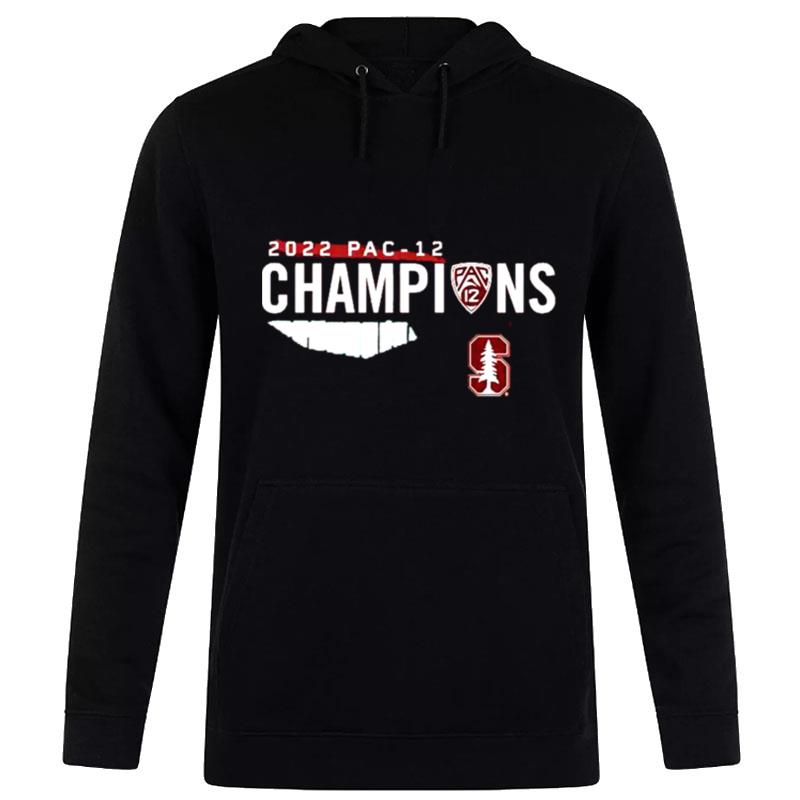 Stanford Cardinal 2022 Pac 12 Regular Season Wo Soccer Champions Locker Room Hoodie