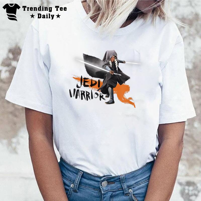 Star Wars Ahsoka Hooded Jedi Warrior Jump Slash T-Shirt
