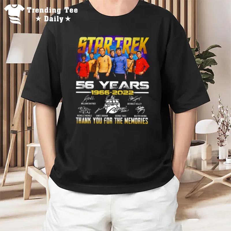 Star Trek Anniversary Thank You For The Memories Spock For Star Trek Lovers Star Wars Star Trek Discovery American Television T-Shirt