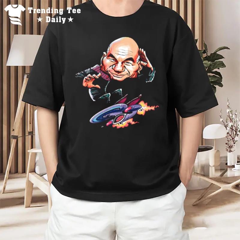 Star Trek Starship Jean Luc Returns T-Shirt