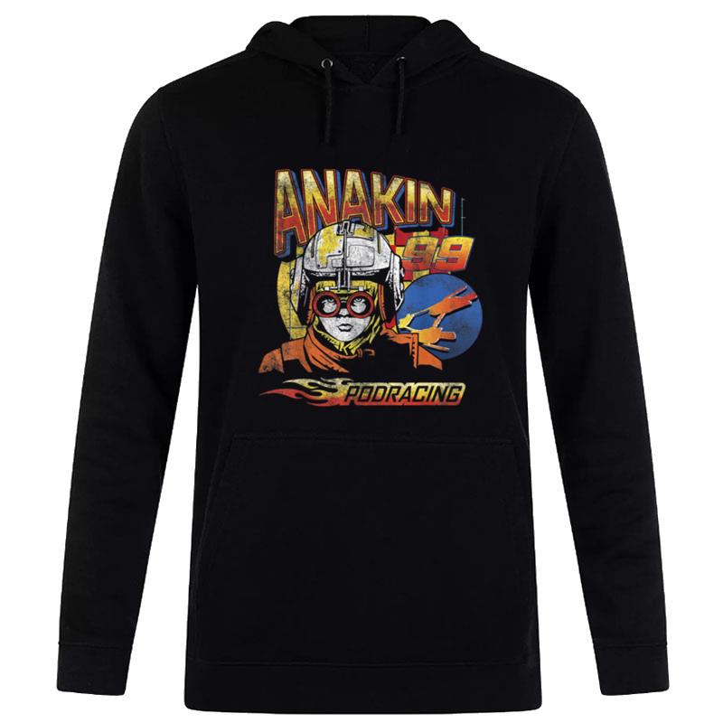 Star Wars Anakin 99 Podracing Portrait Hoodie