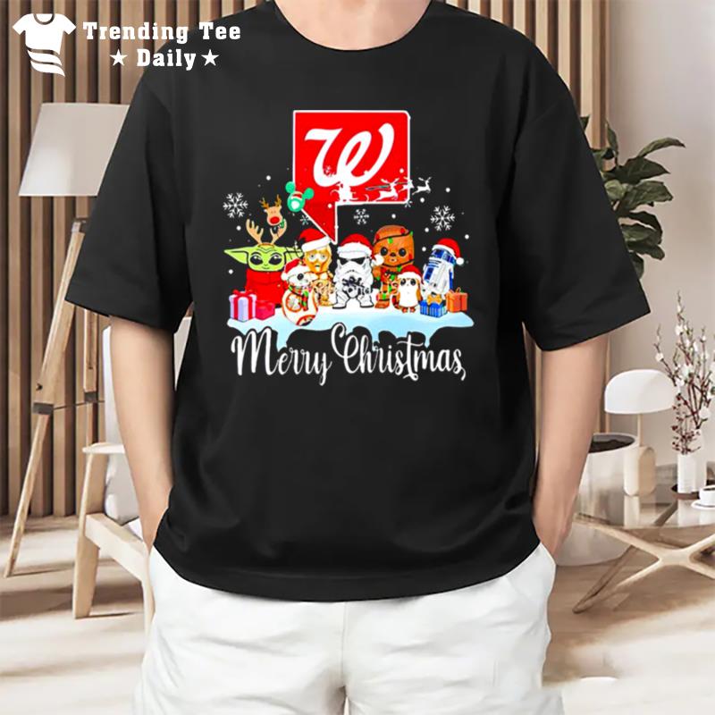 Star Wars Characters Walgreens Merry Christmas T-Shirt